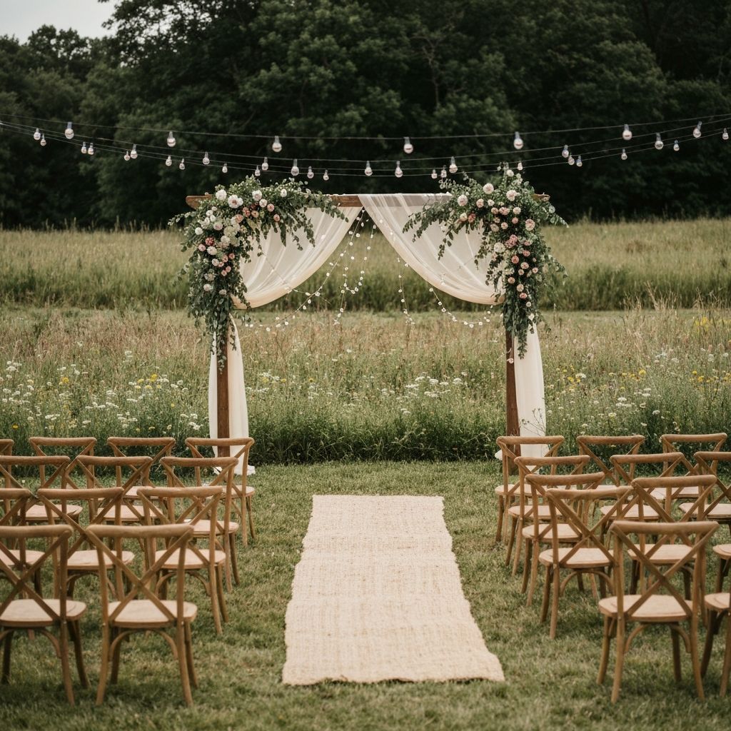 Ceremony setup